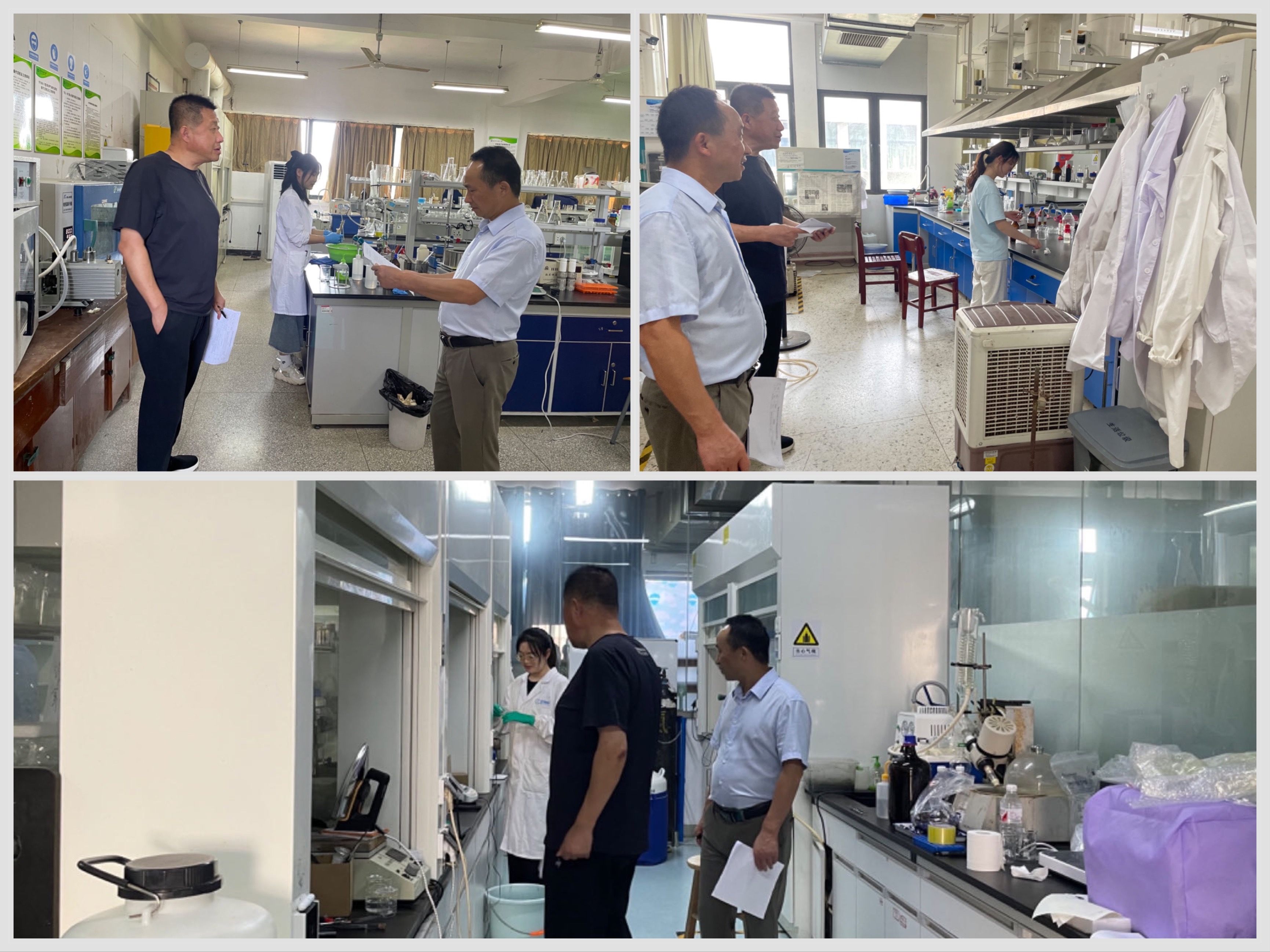 资产与实验室管理处开展暑期实验室安全检查-武汉纺织大学实验室与设备管理处
